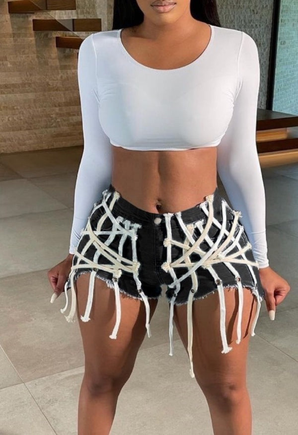 Lace up Shorts